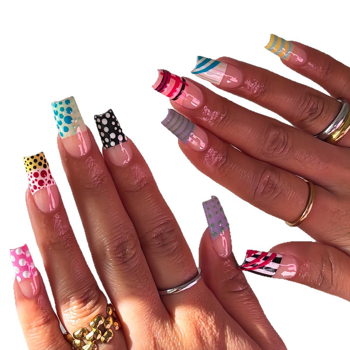 Creative Art Nails with Modern Patterns Bowlift