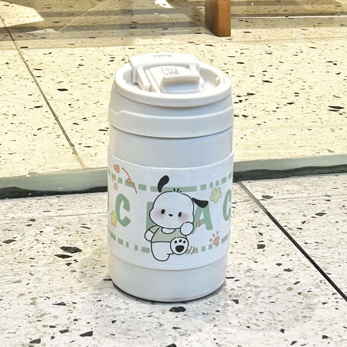 Ladies' insulated bottle with secure flip closure and charming animal motif Bowlift