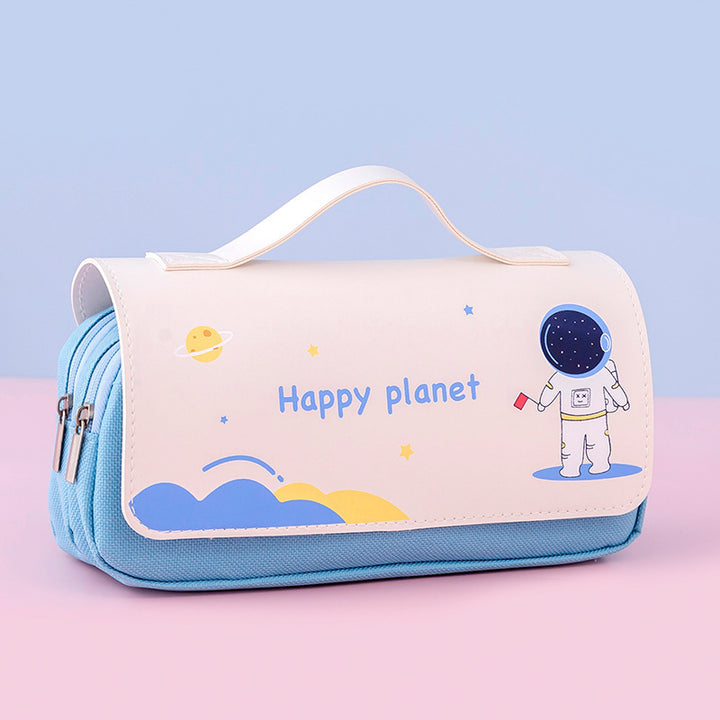 Stylish Astronaut-themed Pencil Case Bowlift