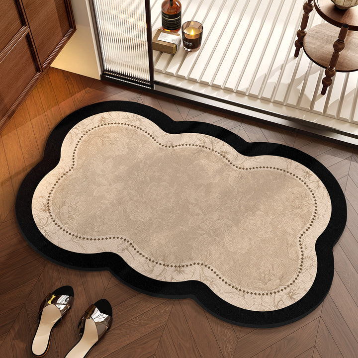 Floral Design Area Rug Bowlift