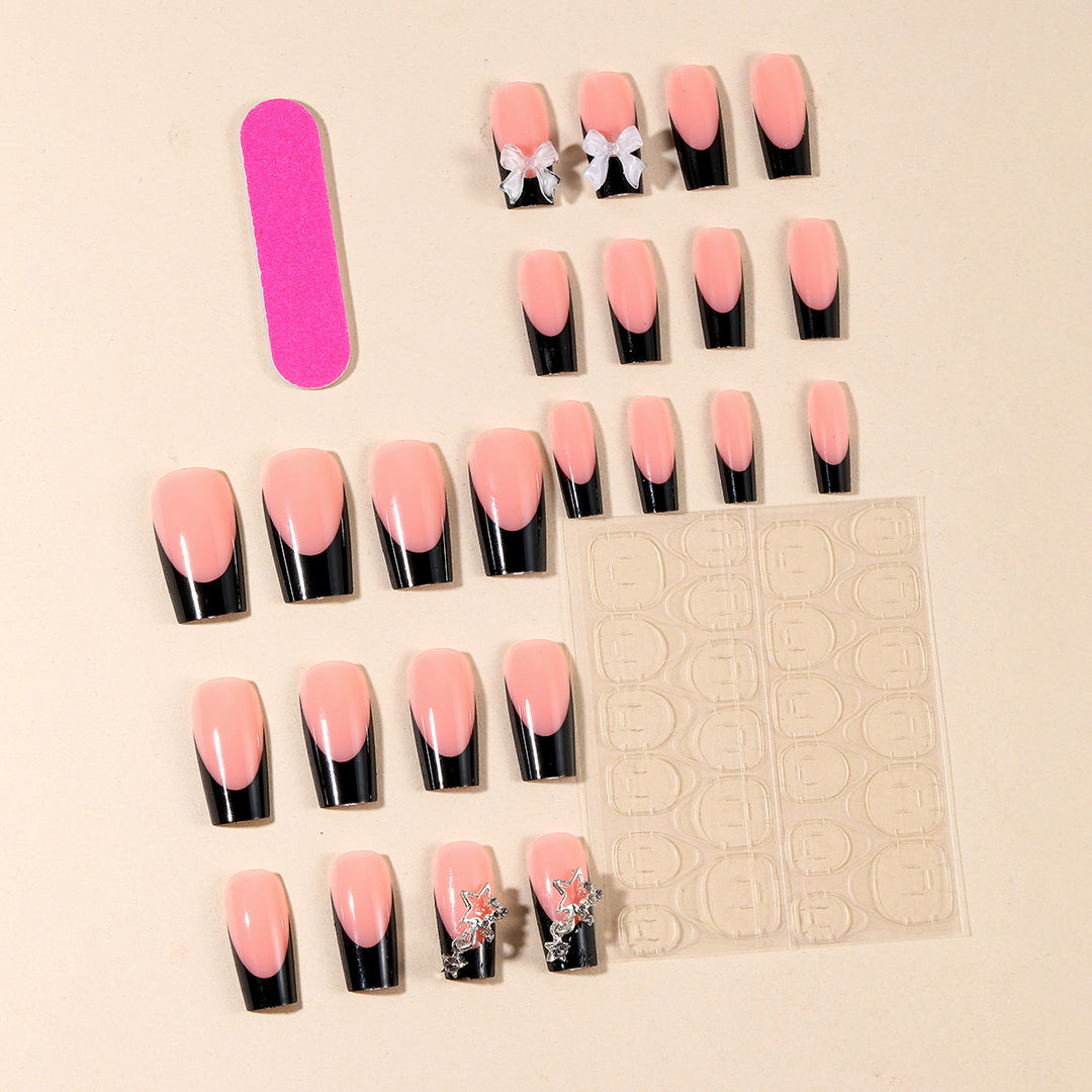 Elegant Decorative Stiletto Nail Art Extensions Bowlift