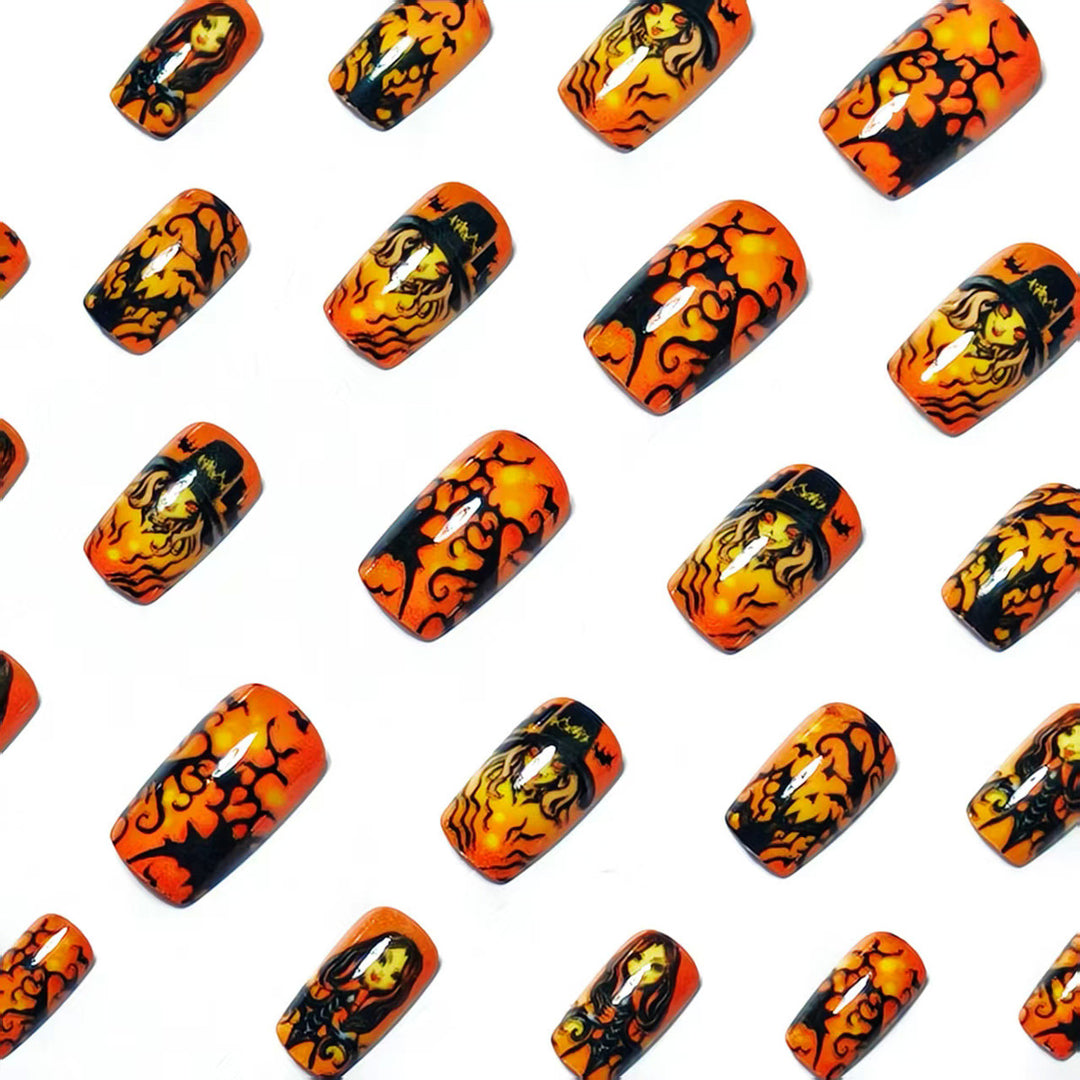 Creative Halloween-style Art Nails Bowlift