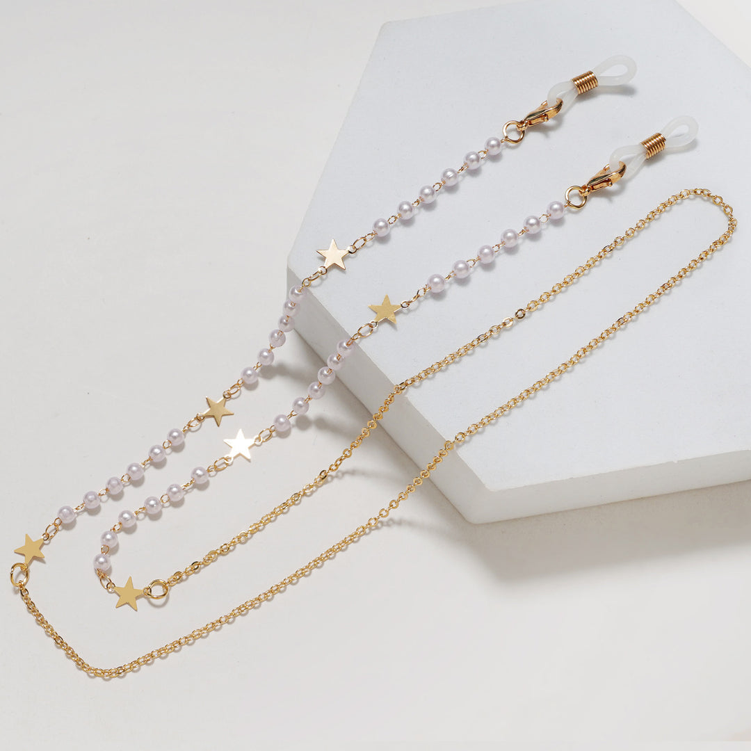 Trendy Geometric Eyewear Chain Bowlift