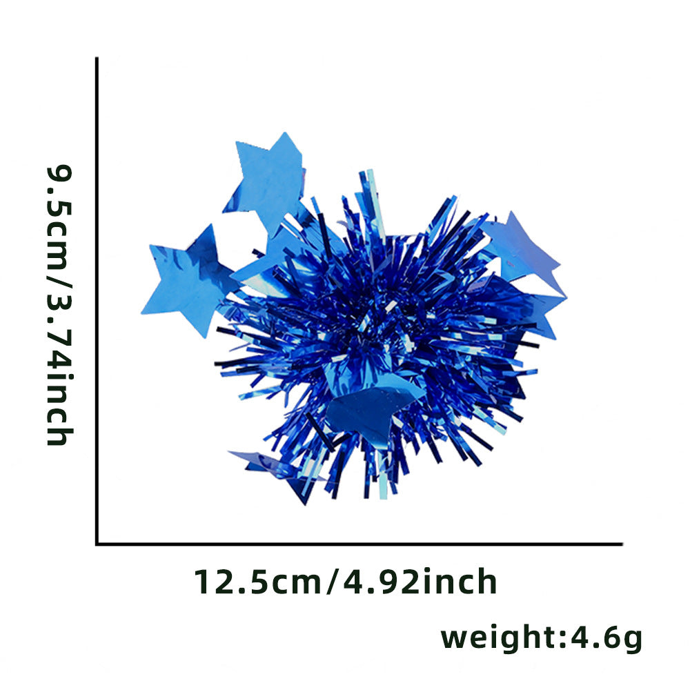 Unisex nan kompakter Cheerleader Pompon made of metallic foil Bowlift