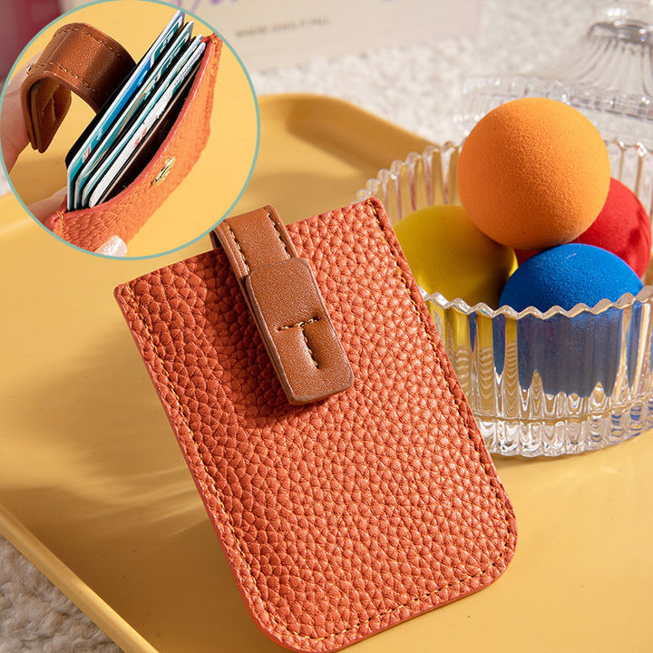 Minimalist RFID-Blocking Leather Card Holder Bowlift