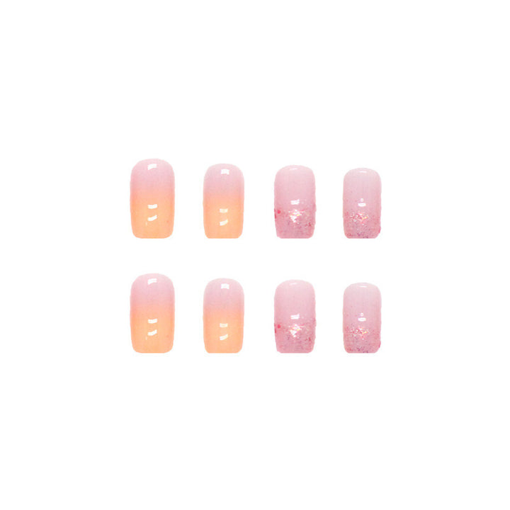 Elegant Ombre Press-On Nail Extensions Bowlift