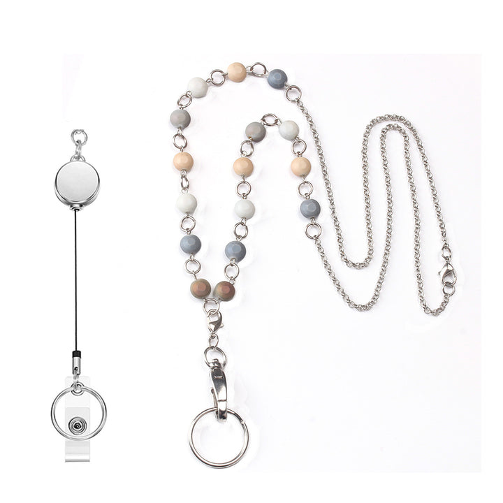 Beaded Keychain Lanyard Holder Bowlift