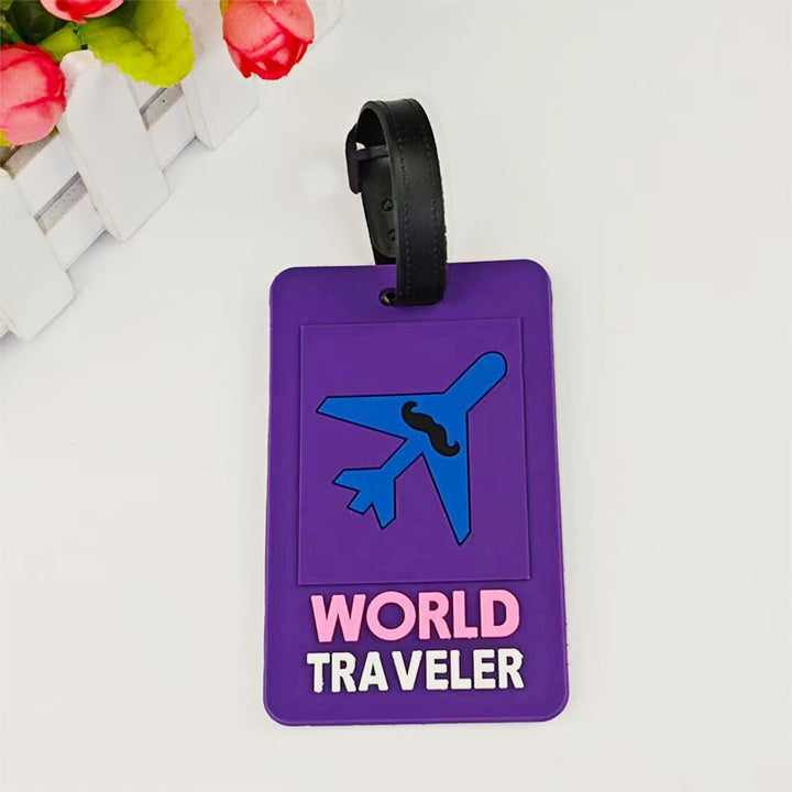 Unisex creative luggage tag in airplane design Bowlift