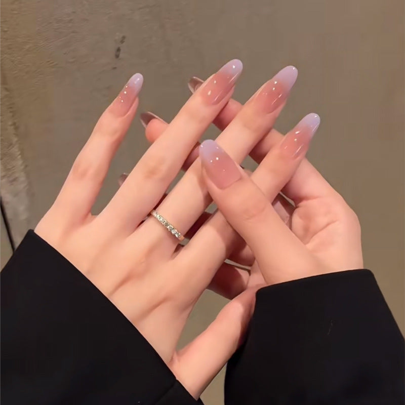 High-Gloss Gel Press-On Nails Bowlift