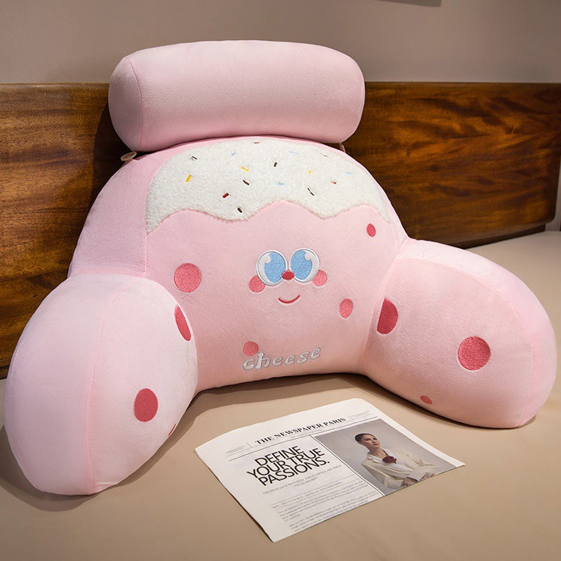 Plush pillow with cheese design Bowlift