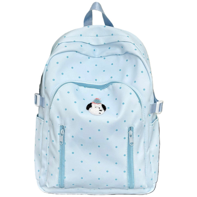 Cute Polka Dot Backpack Bowlift