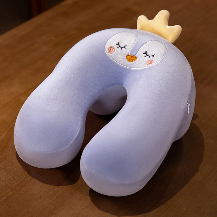 Neck support pillow with playful animal design Bowlift