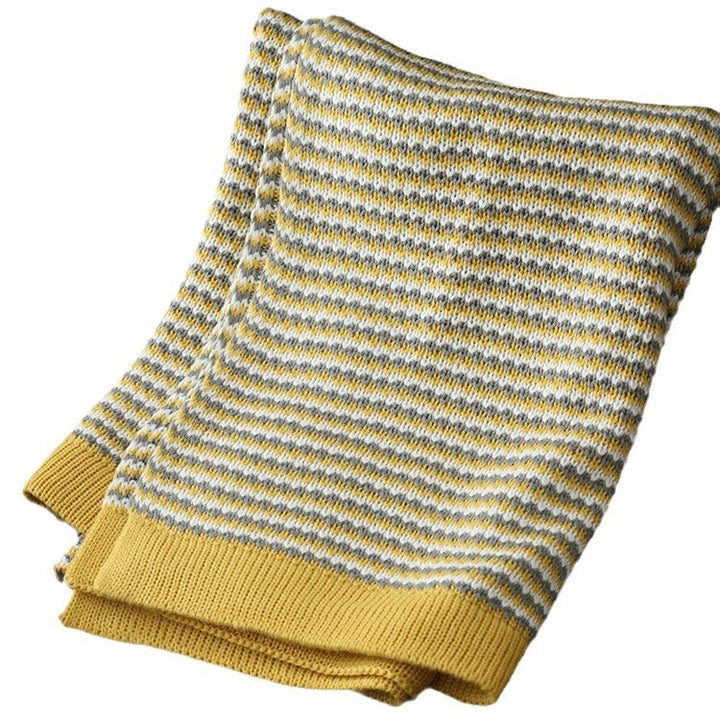 Textured Knit Throw Blanket