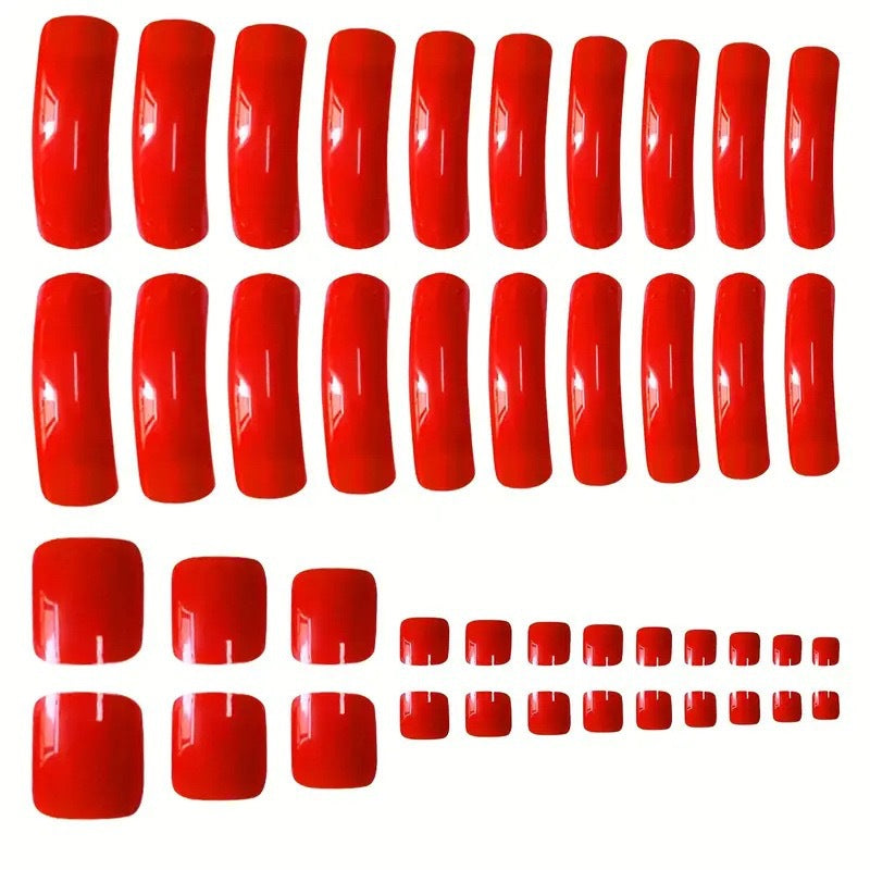 Glossy Long Nail Art Enhancements Bowlift