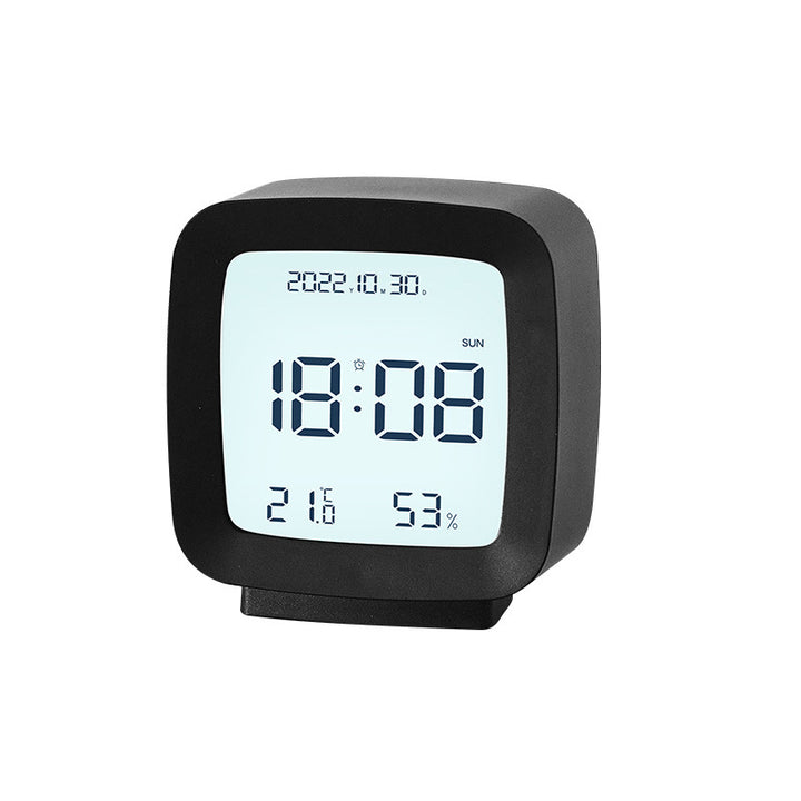 Digital Thermo-Hygrometer Clock Bowlift