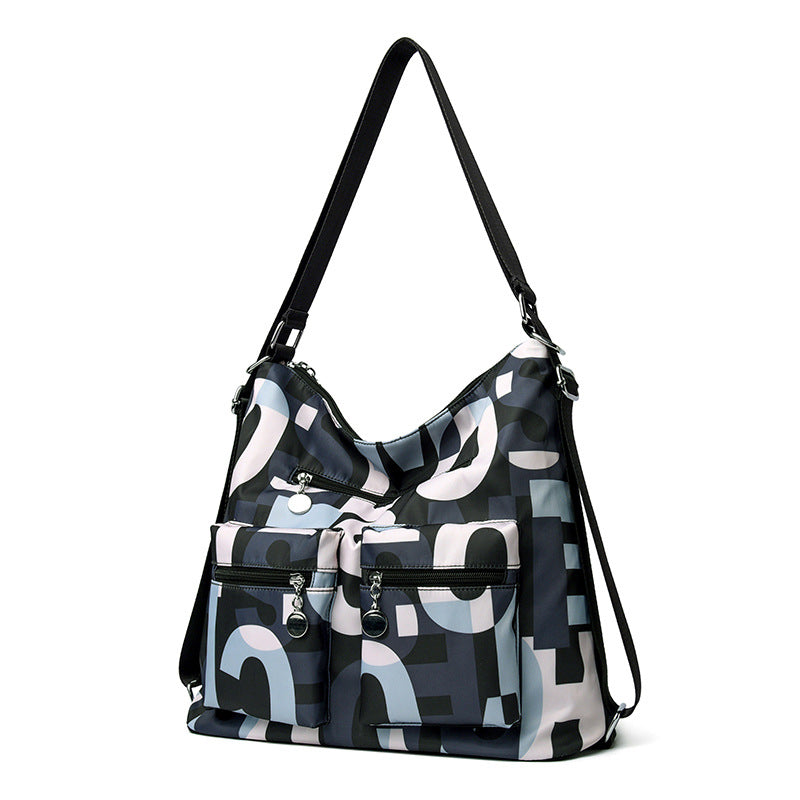 Spacious Multi-Pocket Shoulder Bag Bowlift