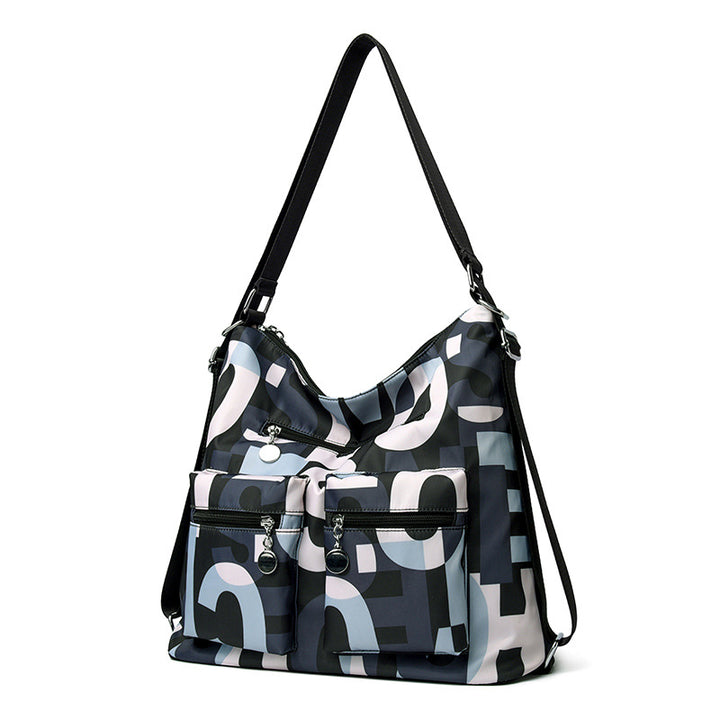 Spacious Multi-Pocket Shoulder Bag Bowlift