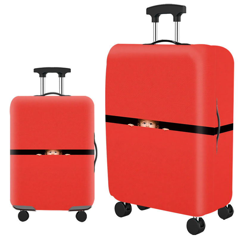 Artistic Cat-Themed Hard Shell Suitcase Bowlift