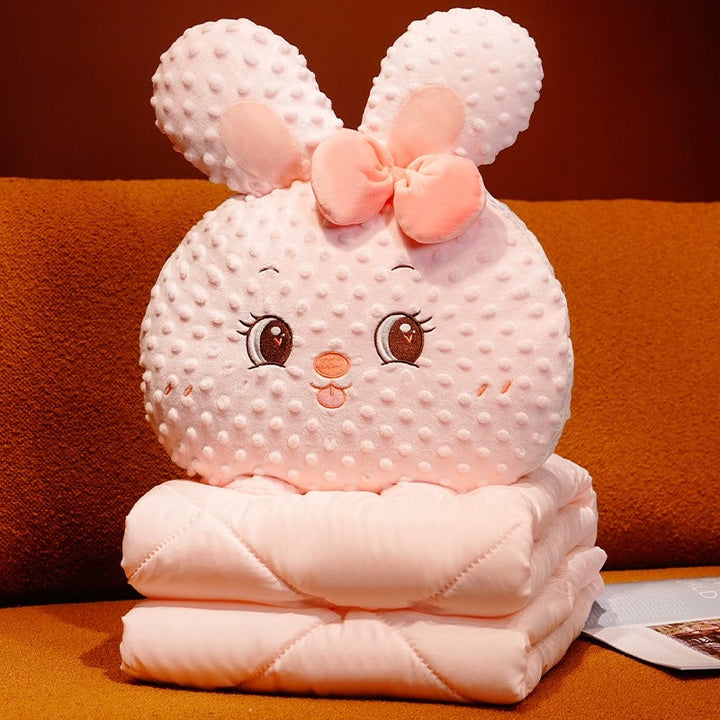 Cuddle Ready Cute Cartoon Pillow Bowliftanket | Bowlift