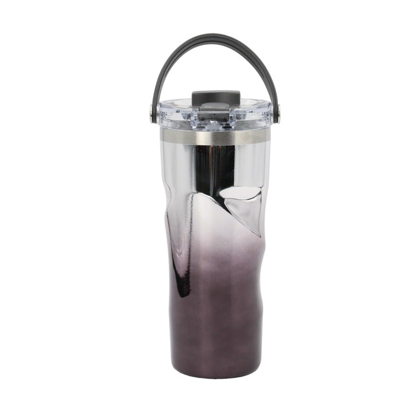 Women's insulated drinking bottle with ergonomic design Bowlift