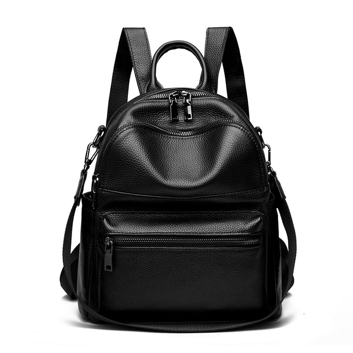 Premium Leather Multi-Pocket Backpack Bowlift