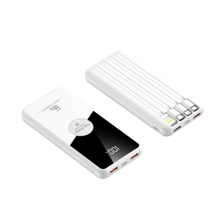 Powerbank with Integrated Digital Charging Display and Fast Charging Function Bowlift