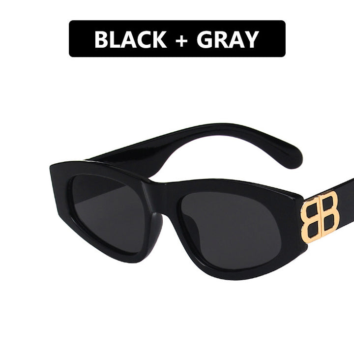 Women's fashionable cat-eye sunglasses with luxurious accents Bowlift