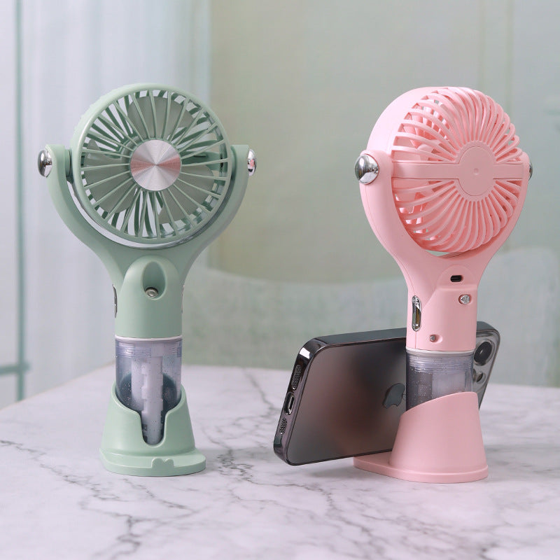 Ladies Portable Mist Hand Fan Bowlift