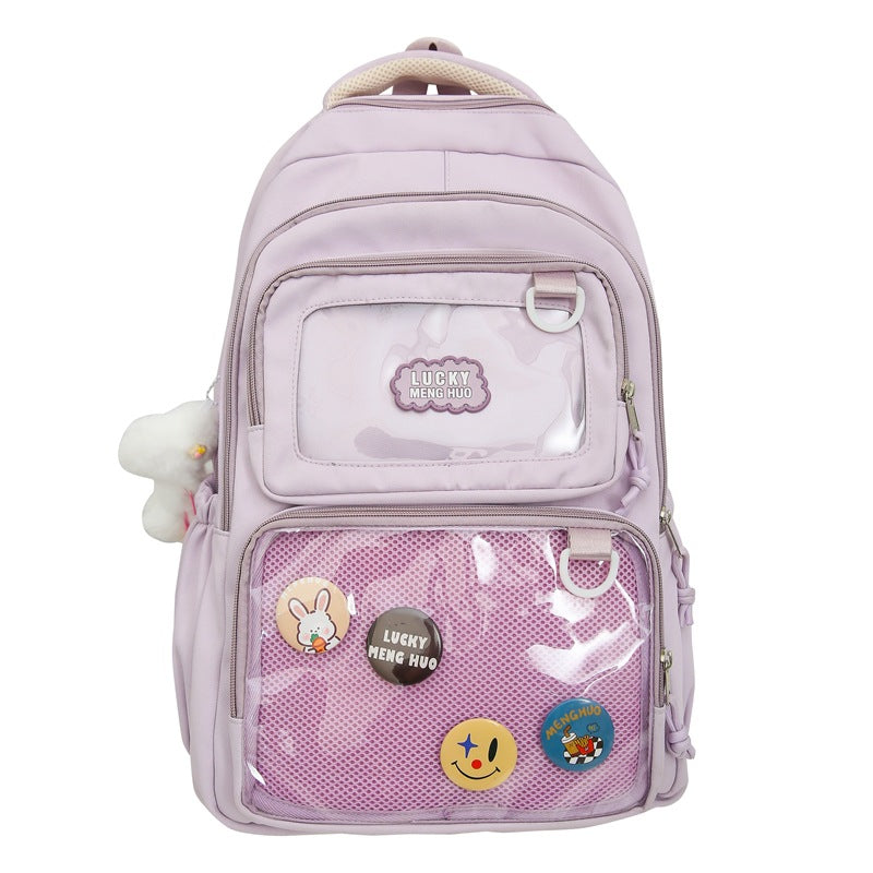Multi-Compartment Travel School Backpack Bowlift