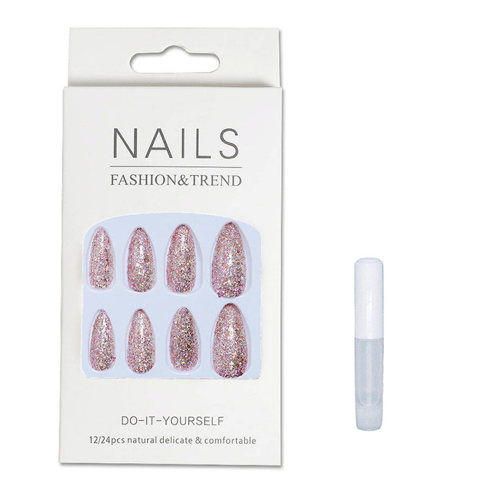 Glamorous Glitter Press-On Nail Set Bowlift