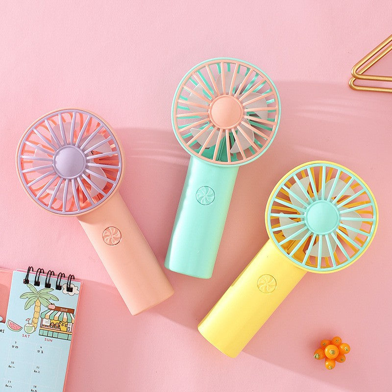 Women's Portable Handheld Fan with Ergonomic Handle and Powerful Battery Life Bowlift