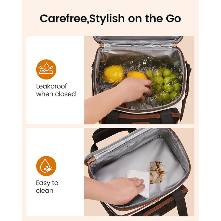 Insulated Lunch Bag with Multiple Compartments Bowlift