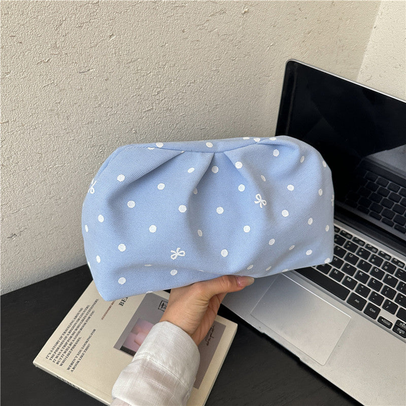 WoPolka Dot Patterned Cosmetic Bag Bowlift
