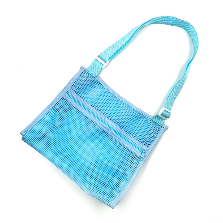 Versatile Beach Bag In Airy Mesh Design Bowlift