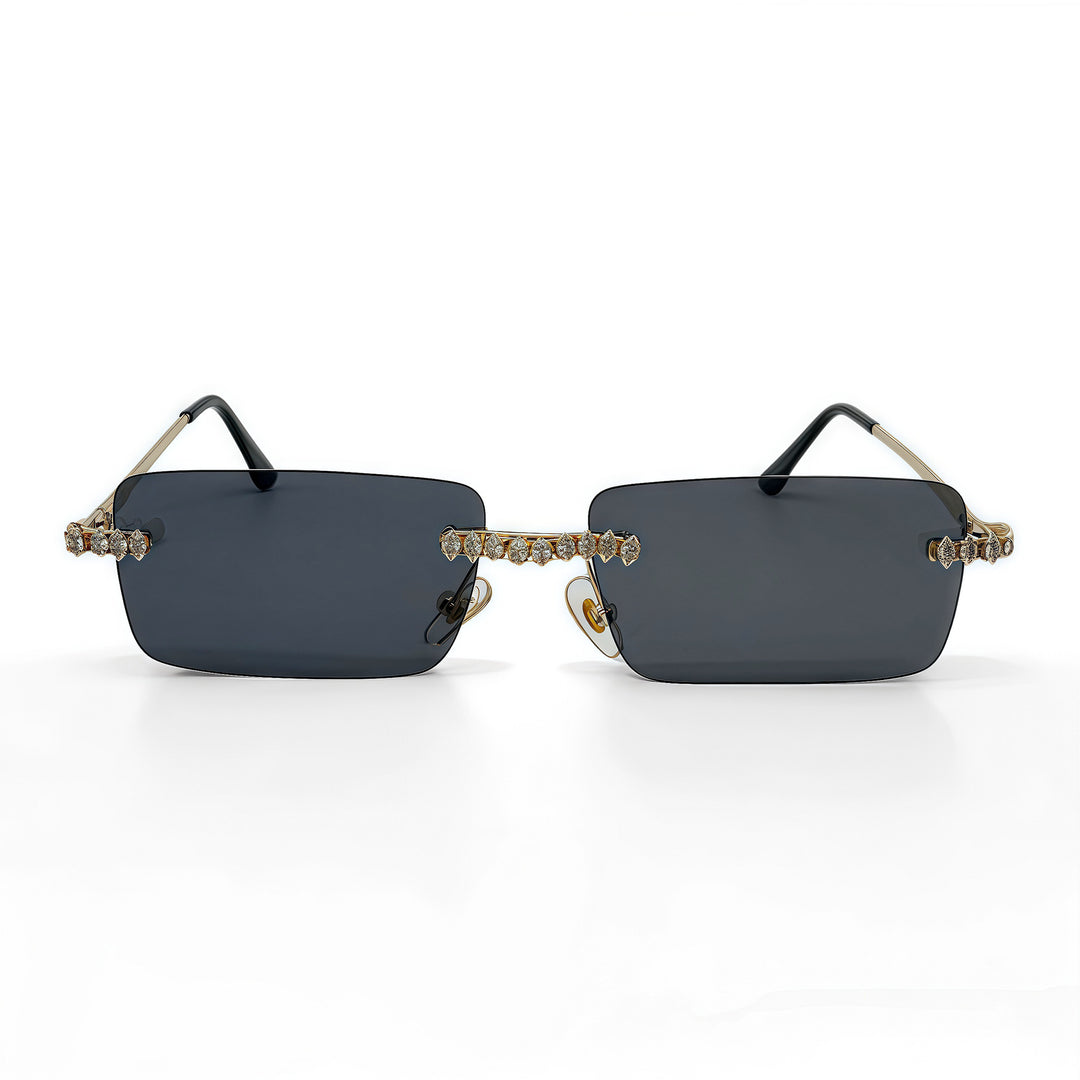 Ladies Fashion Sunglasses in extravagant design with sparkling frame Bowlift