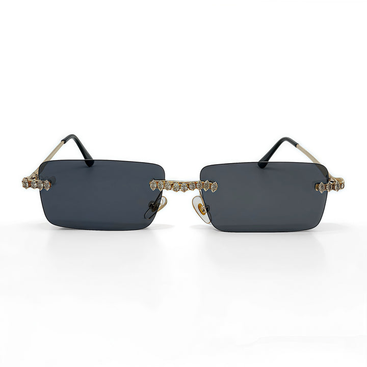 Ladies Fashion Sunglasses in extravagant design with sparkling frame Bowlift