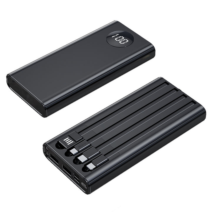 Portable power bank with multifunctional USB port and digital display Bowlift