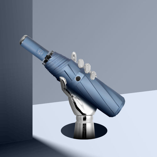Ladies Automatic Folding Umbrella with Robust Wind Protection Bowlift