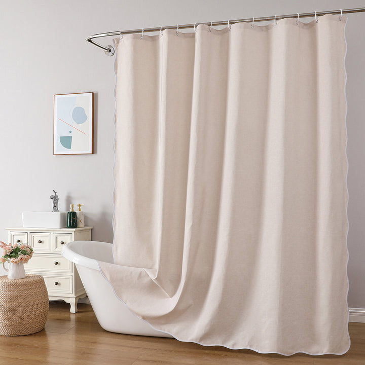 Modern Minimalist Shower Curtain Bowlift