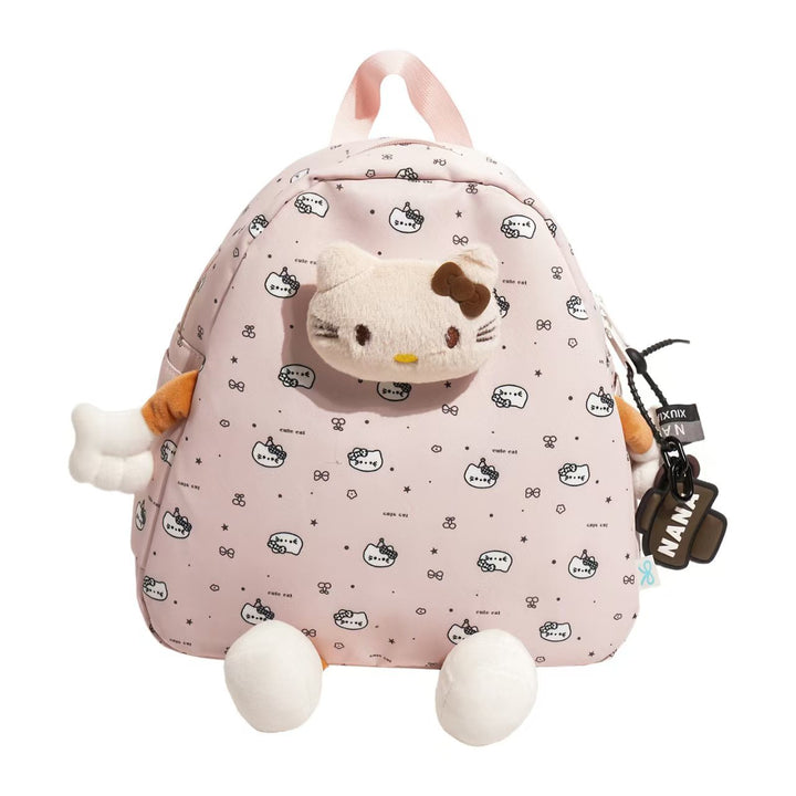 Children's Playful Plush Character Backpack Bowlift
