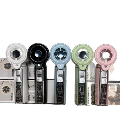Women's Portable USB Fan with Multiple Functions Bowlift