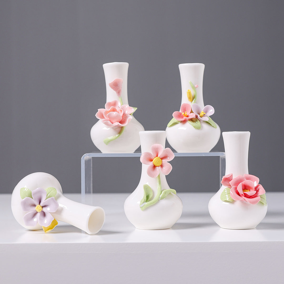 Floral Ceramic Vase