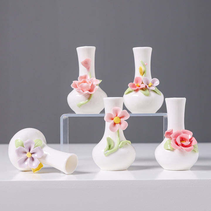 Floral Ceramic Vase