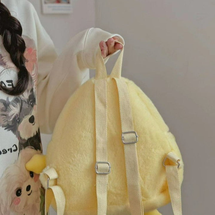 Plush backpack with funny animal design Bowlift
