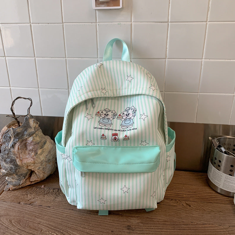Backpack with Colorful Animal Design and Practical Compartments Bowlift