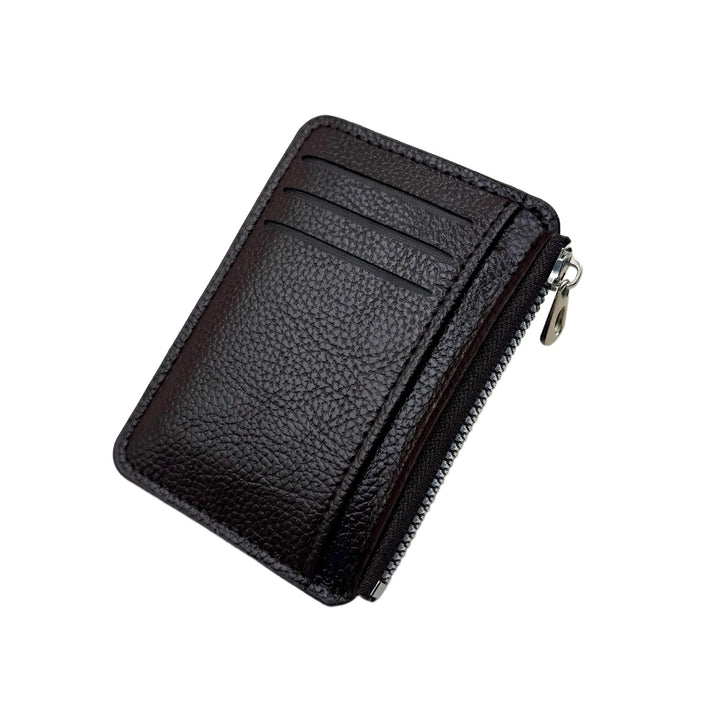 Premium Compact Leather Credit Card Wallet