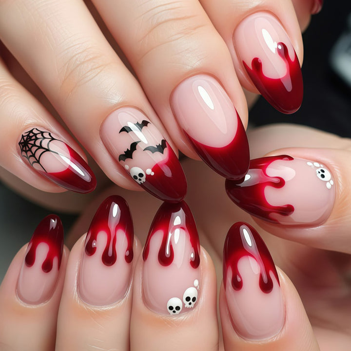 Creative Halloween Nail Design Bowlift