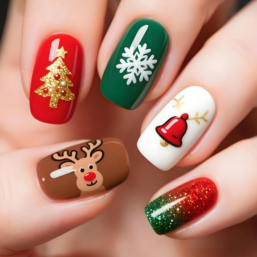 Holiday-Themed Gel Nail Kit Bowlift