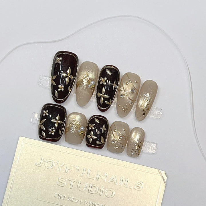 Artistic Press-On Nail Collection Bowlift