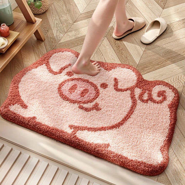 Fun Cartoon Bath Mat Bowlift